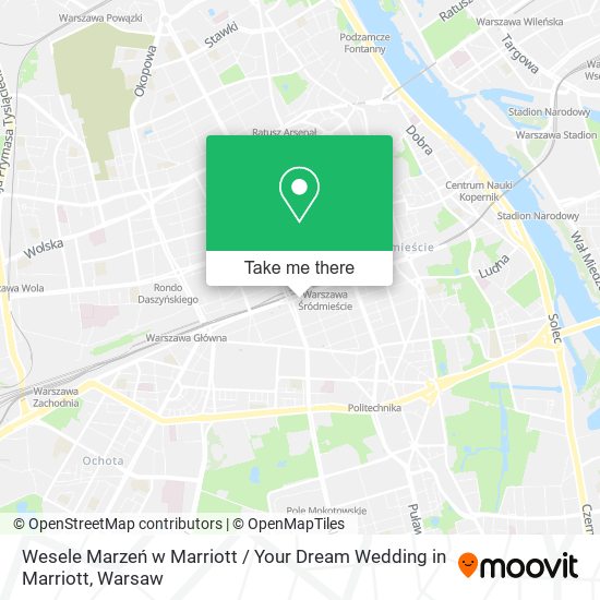 Wesele Marzeń w Marriott / Your Dream Wedding in Marriott map