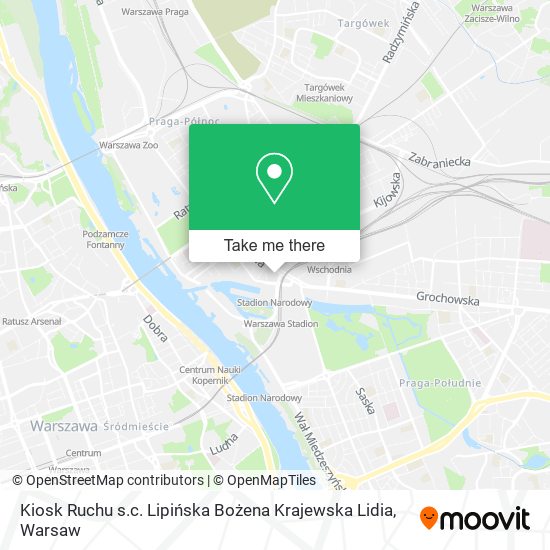 Kiosk Ruchu s.c. Lipińska Bożena Krajewska Lidia map