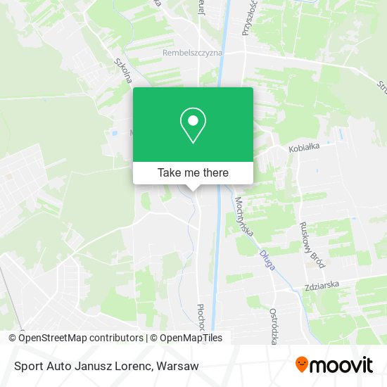 Sport Auto Janusz Lorenc map