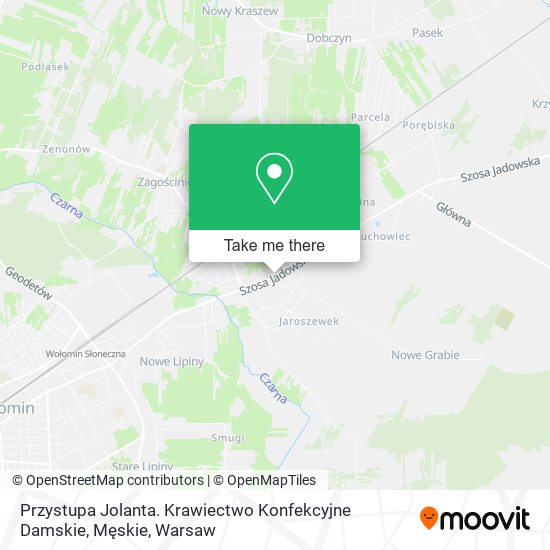 Przystupa Jolanta. Krawiectwo Konfekcyjne Damskie, Męskie map