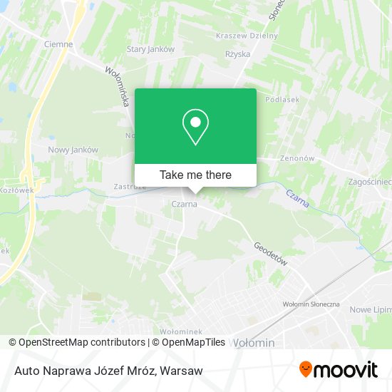 Auto Naprawa Józef Mróz map