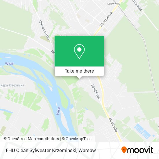 FHU Clean Sylwester Krzemiński map