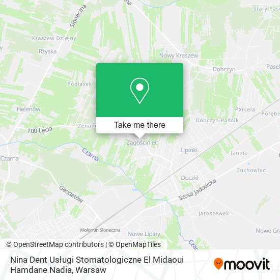 Nina Dent Usługi Stomatologiczne El Midaoui Hamdane Nadia map
