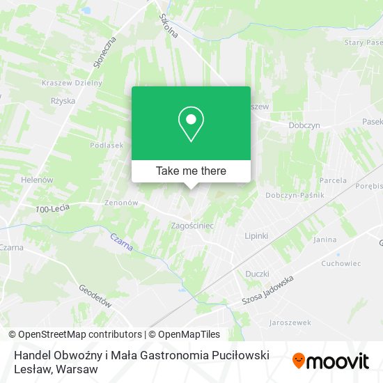 Handel Obwoźny i Mała Gastronomia Puciłowski Lesław map