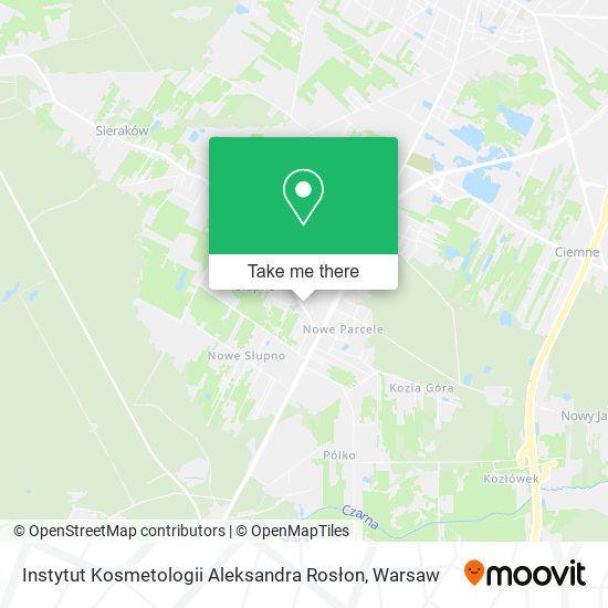 Instytut Kosmetologii Aleksandra Rosłon map