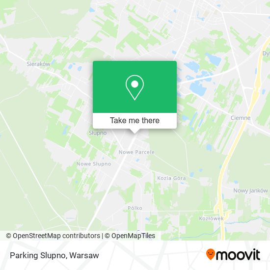 Parking Slupno map