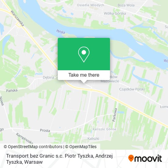 Transport bez Granic s.c. Piotr Tyszka, Andrzej Tyszka map