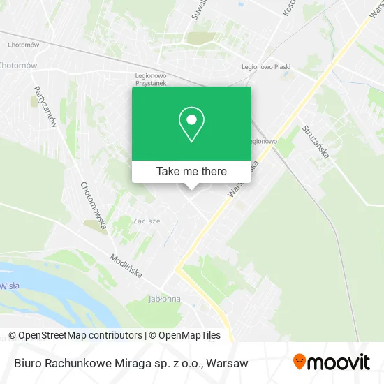 Карта Biuro Rachunkowe Miraga sp. z o.o.