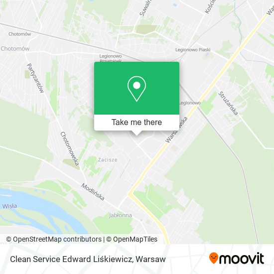 Clean Service Edward Liśkiewicz map