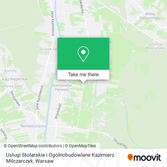 Usługi Stolarskie i Ogólnobudowlane Kazimierz Milczarczyk map