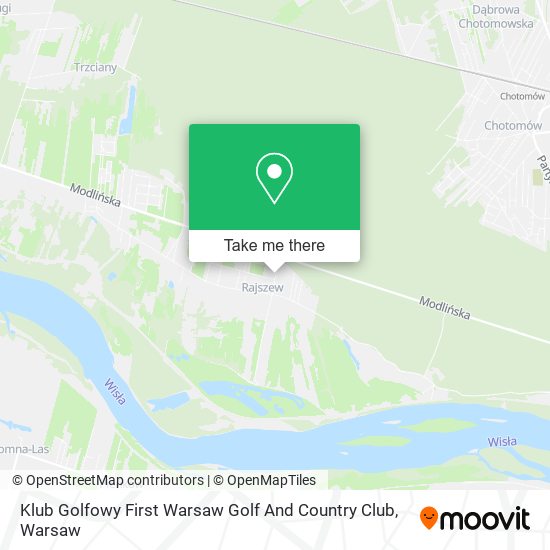 Klub Golfowy First Warsaw Golf And Country Club map