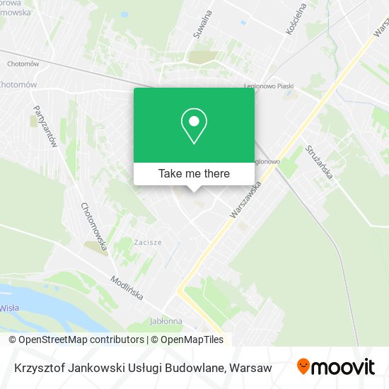 Krzysztof Jankowski Usługi Budowlane map