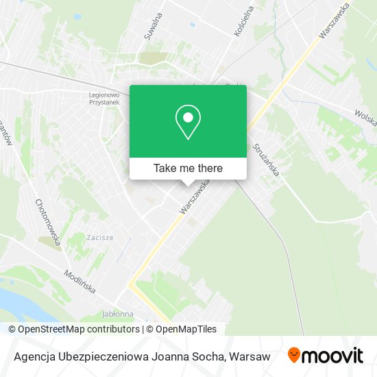 Agencja Ubezpieczeniowa Joanna Socha map