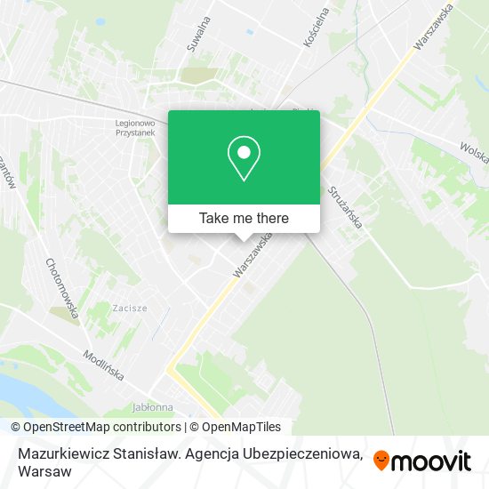 Mazurkiewicz Stanisław. Agencja Ubezpieczeniowa map