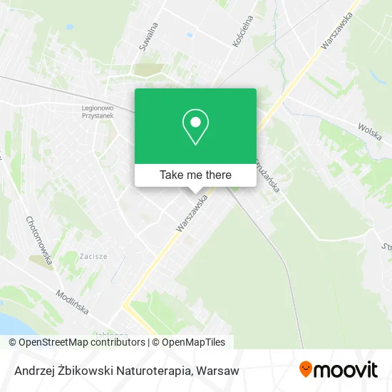 Andrzej Żbikowski Naturoterapia map