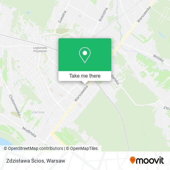 Zdzisława Ścios map