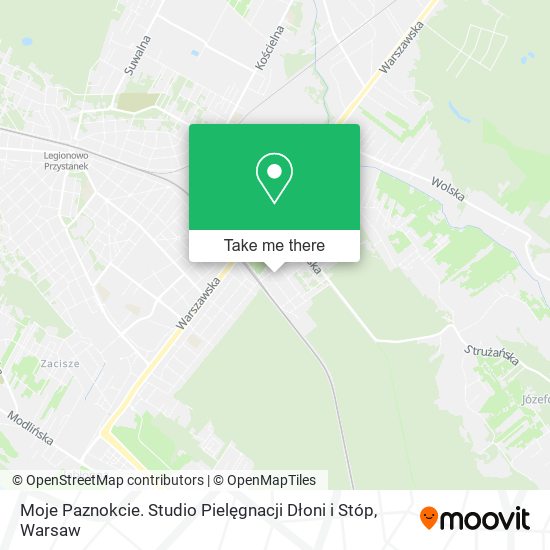 Moje Paznokcie. Studio Pielęgnacji Dłoni i Stóp map