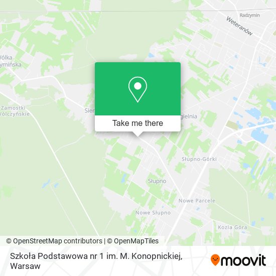 Карта Szkoła Podstawowa nr 1 im. M. Konopnickiej