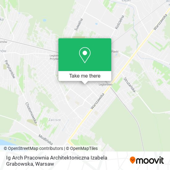 Ig Arch Pracownia Architektoniczna Izabela Grabowska map