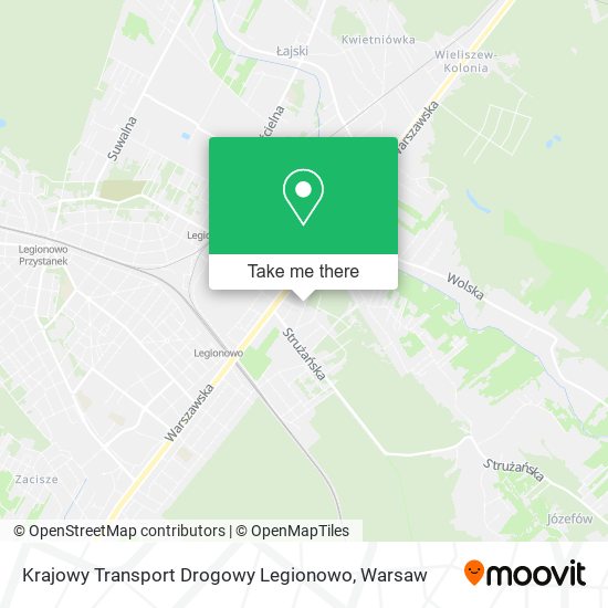 Krajowy Transport Drogowy Legionowo map