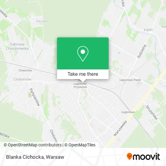 Blanka Cichocka map