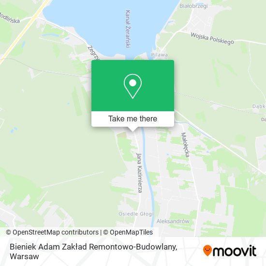 Bieniek Adam Zakład Remontowo-Budowlany map