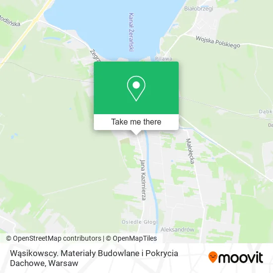 Карта Wąsikowscy. Materiały Budowlane i Pokrycia Dachowe