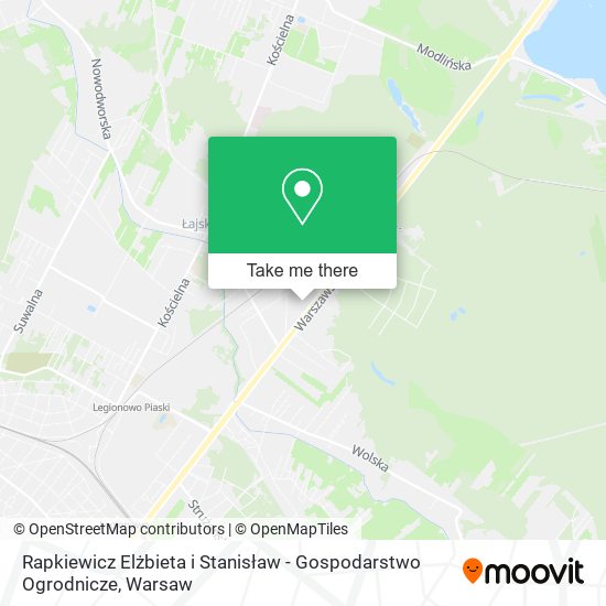 Rapkiewicz Elżbieta i Stanisław - Gospodarstwo Ogrodnicze map