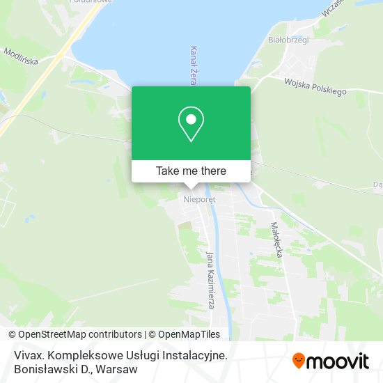 Vivax. Kompleksowe Usługi Instalacyjne. Bonisławski D. map