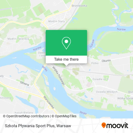 Szkoła Pływania Sport Plus map