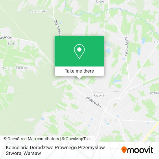 Kancelaria Doradztwa Prawnego Przemysław Stwora map