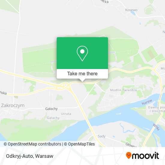 Odkryj-Auto map