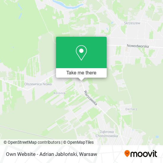 Own Website - Adrian Jabłoński map