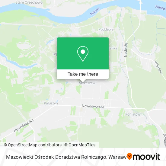 Mazowiecki Ośrodek Doradztwa Rolniczego map