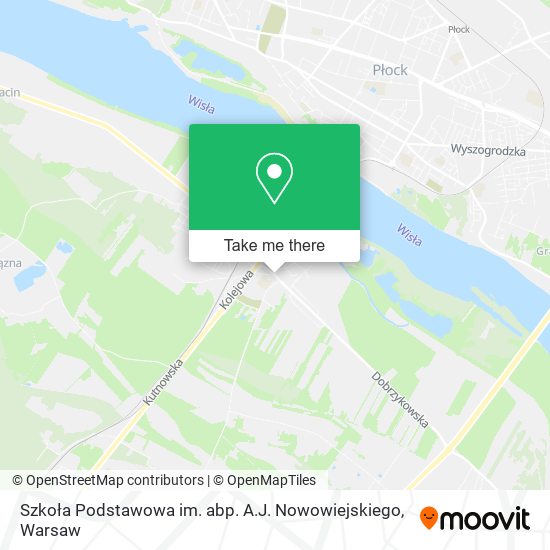 Szkoła Podstawowa im. abp. A.J. Nowowiejskiego map