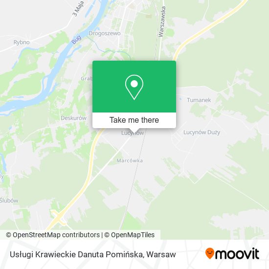 Usługi Krawieckie Danuta Pomińska map