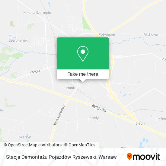 Stacja Demontażu Pojazdów Ryszewski map