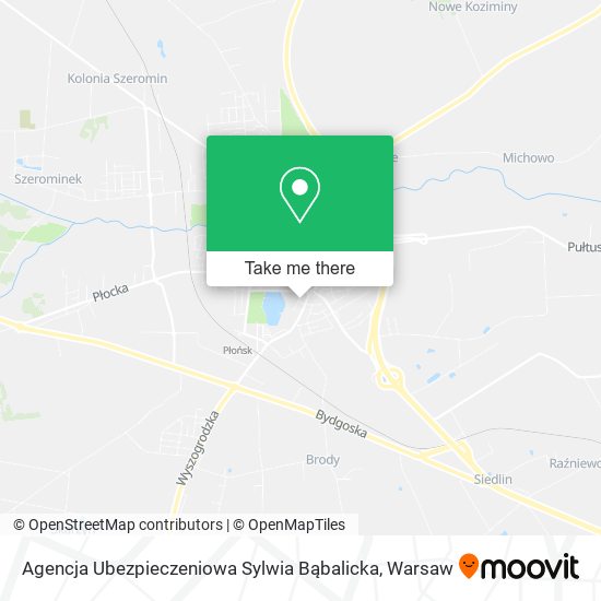 Agencja Ubezpieczeniowa Sylwia Bąbalicka map