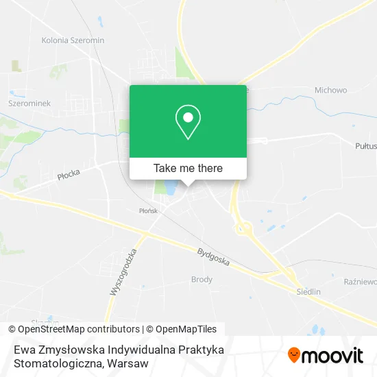 Ewa Zmysłowska Indywidualna Praktyka Stomatologiczna map