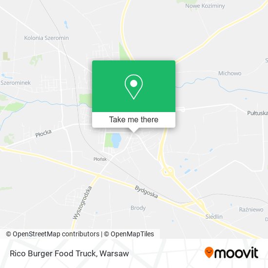 Rico Burger Food Truck map