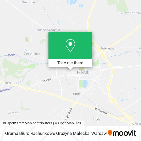 Grama Biuro Rachunkowe Grażyna Małecka map