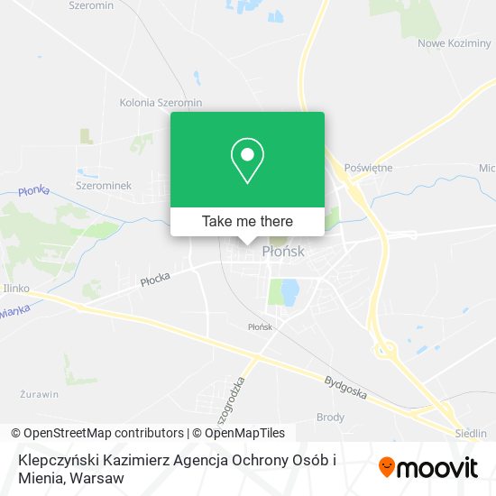 Klepczyński Kazimierz Agencja Ochrony Osób i Mienia map