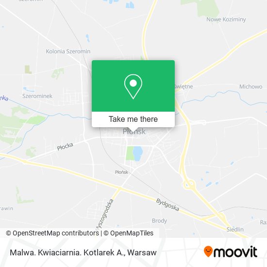 Malwa. Kwiaciarnia. Kotlarek A. map