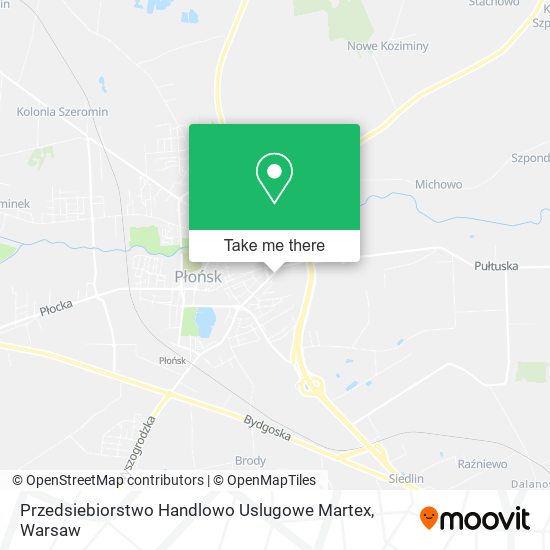 Przedsiebiorstwo Handlowo Uslugowe Martex map