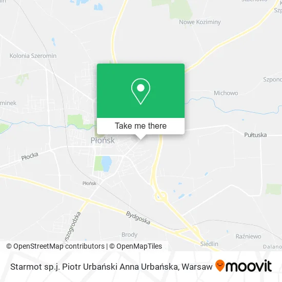 Starmot sp.j. Piotr Urbański Anna Urbańska map