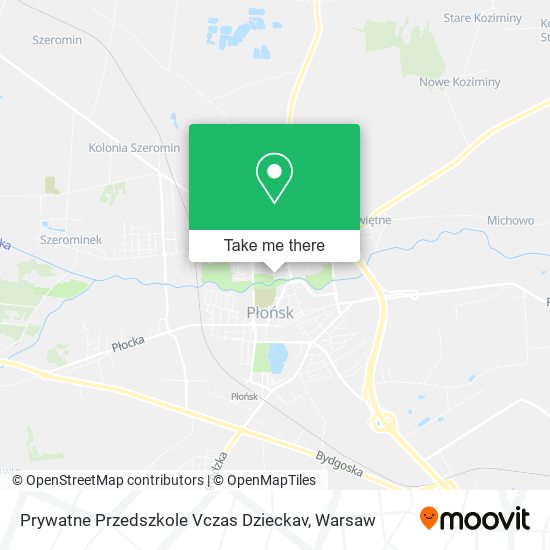 Prywatne Przedszkole Vczas Dzieckav map