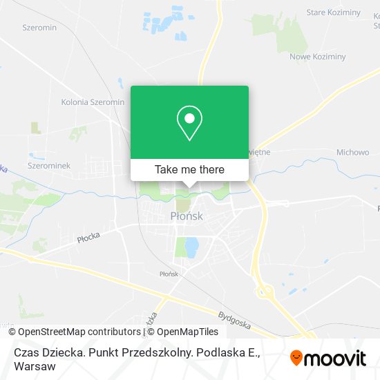 Czas Dziecka. Punkt Przedszkolny. Podlaska E. map