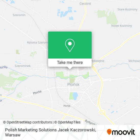 Polish Marketing Solutions Jacek Kaczorowski map