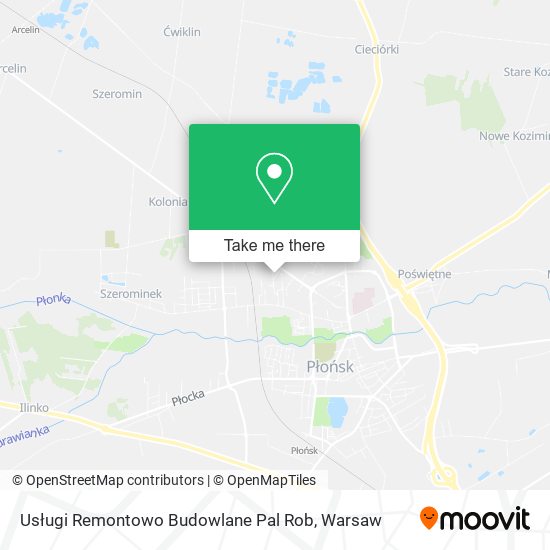 Usługi Remontowo Budowlane Pal Rob map