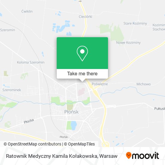 Ratownik Medyczny Kamila Kołakowska map